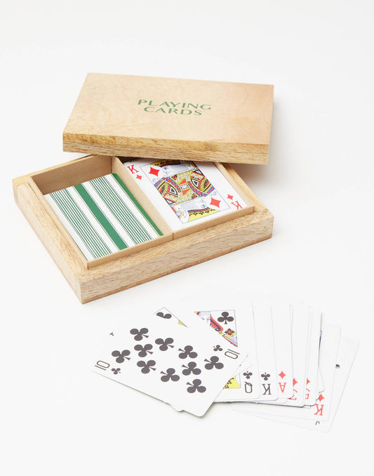 Caja dos barajas cartas