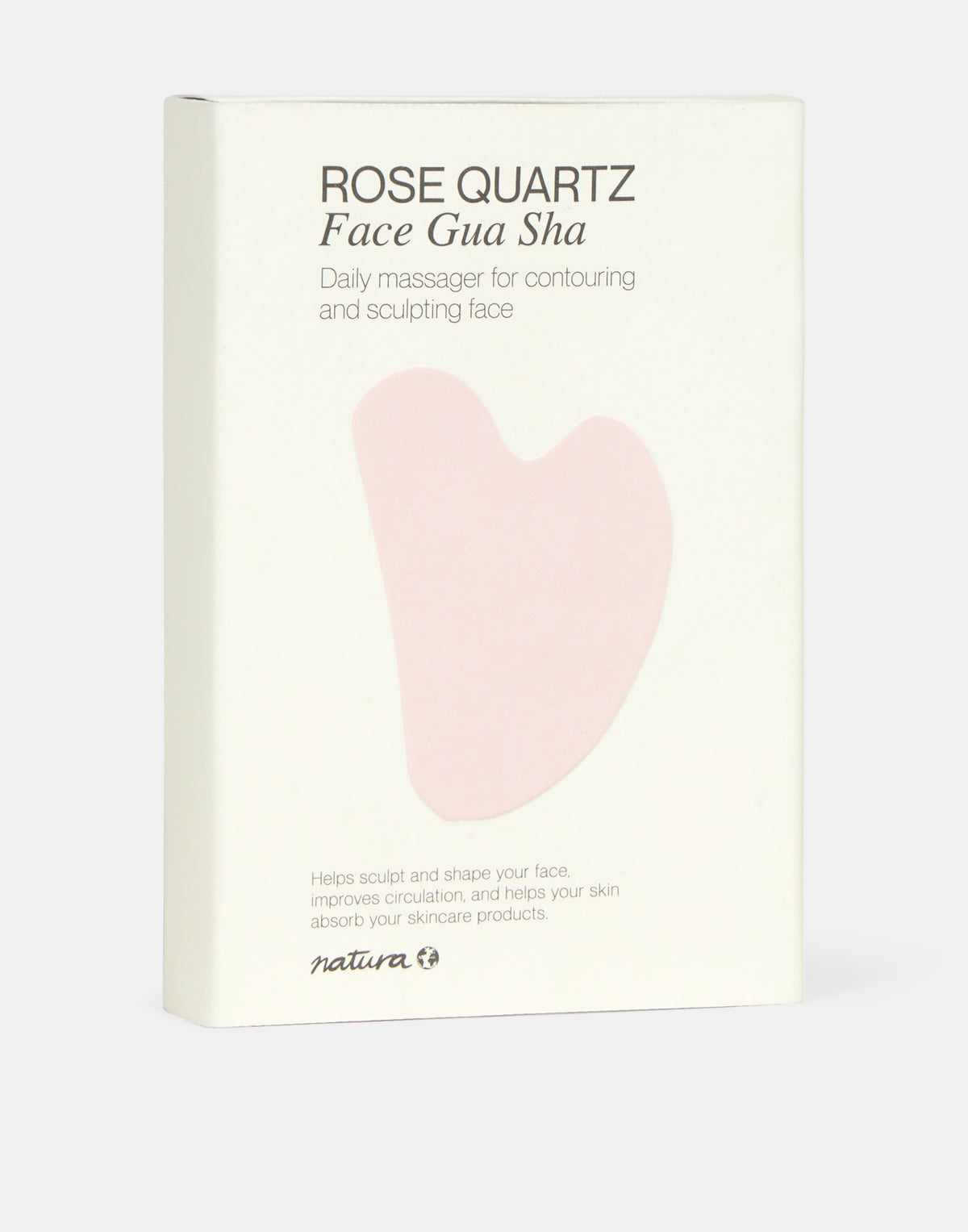 Piedra gua sha cuarzo rosa