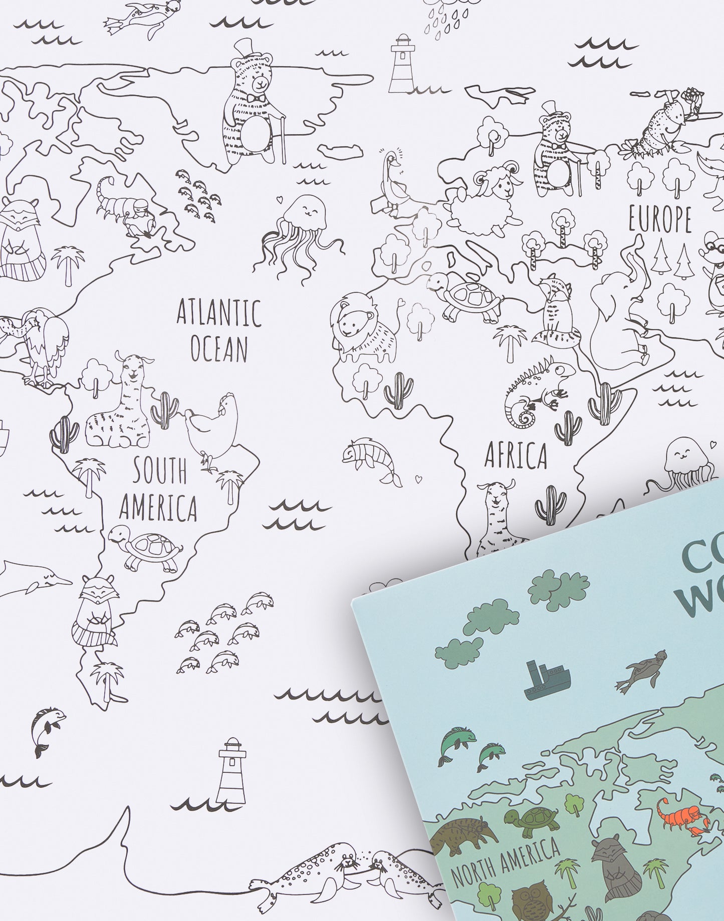 Póster para colorear