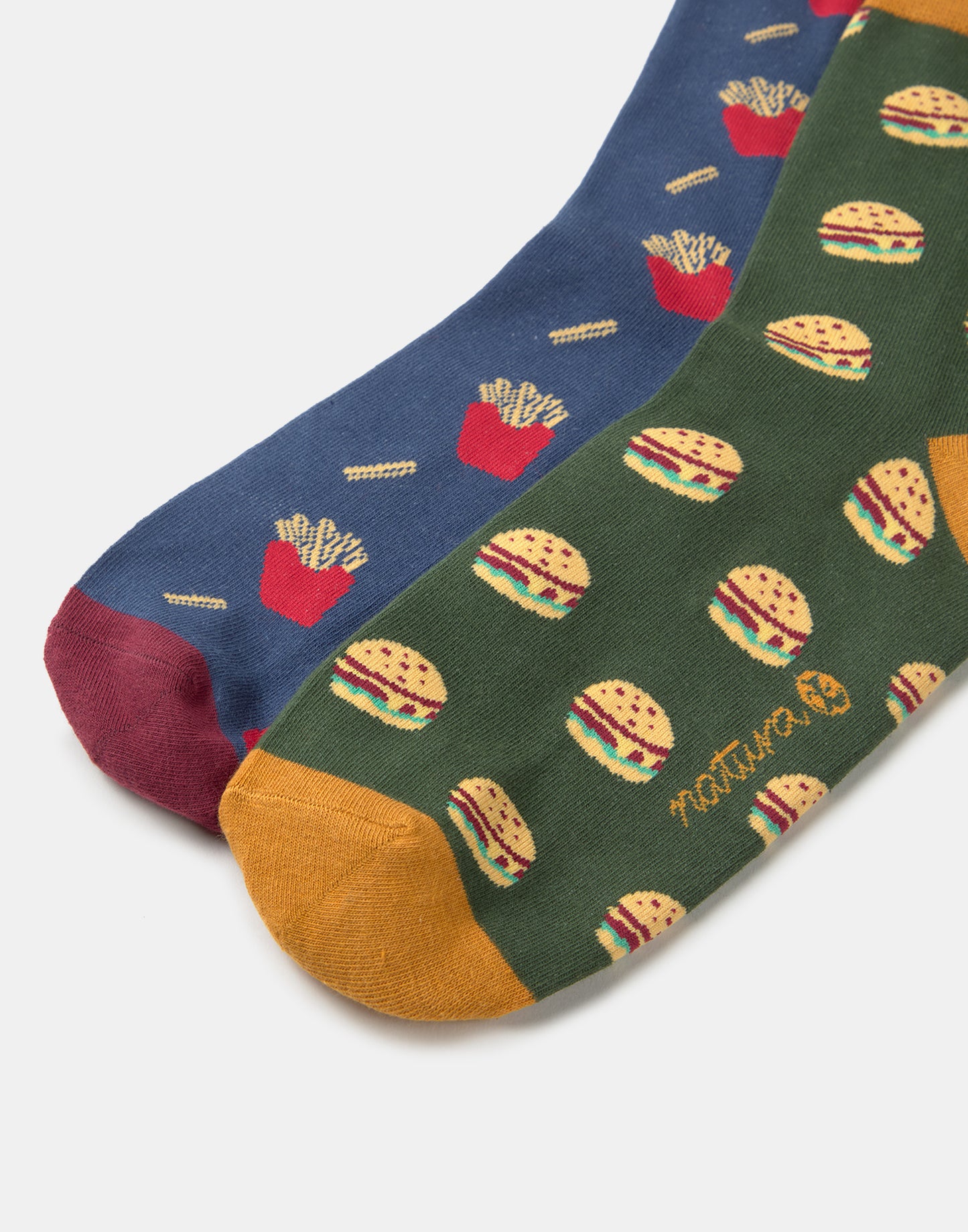 Lot de 2 paires de chaussettes Burger