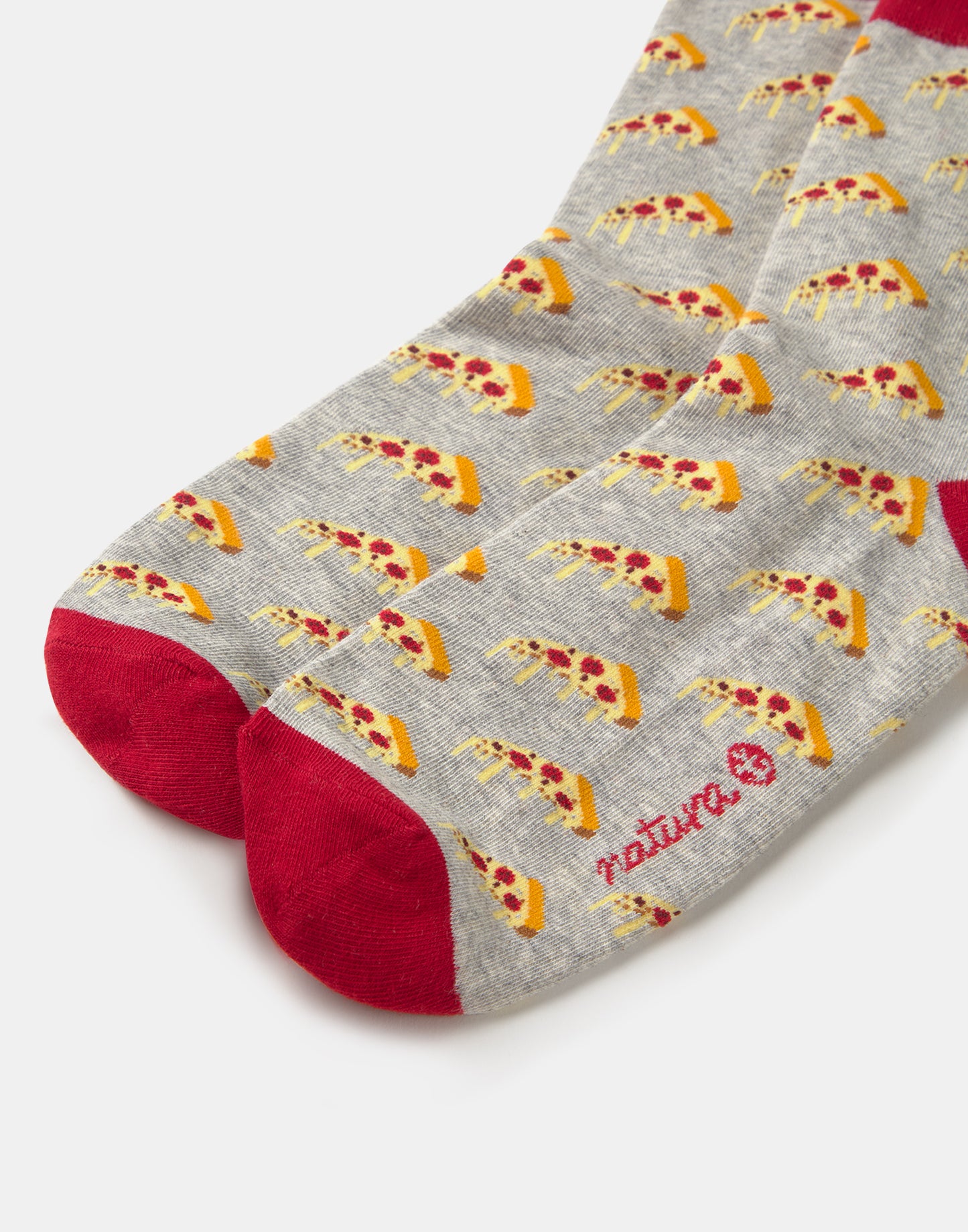 Chaussettes avec imprimé de pizzas