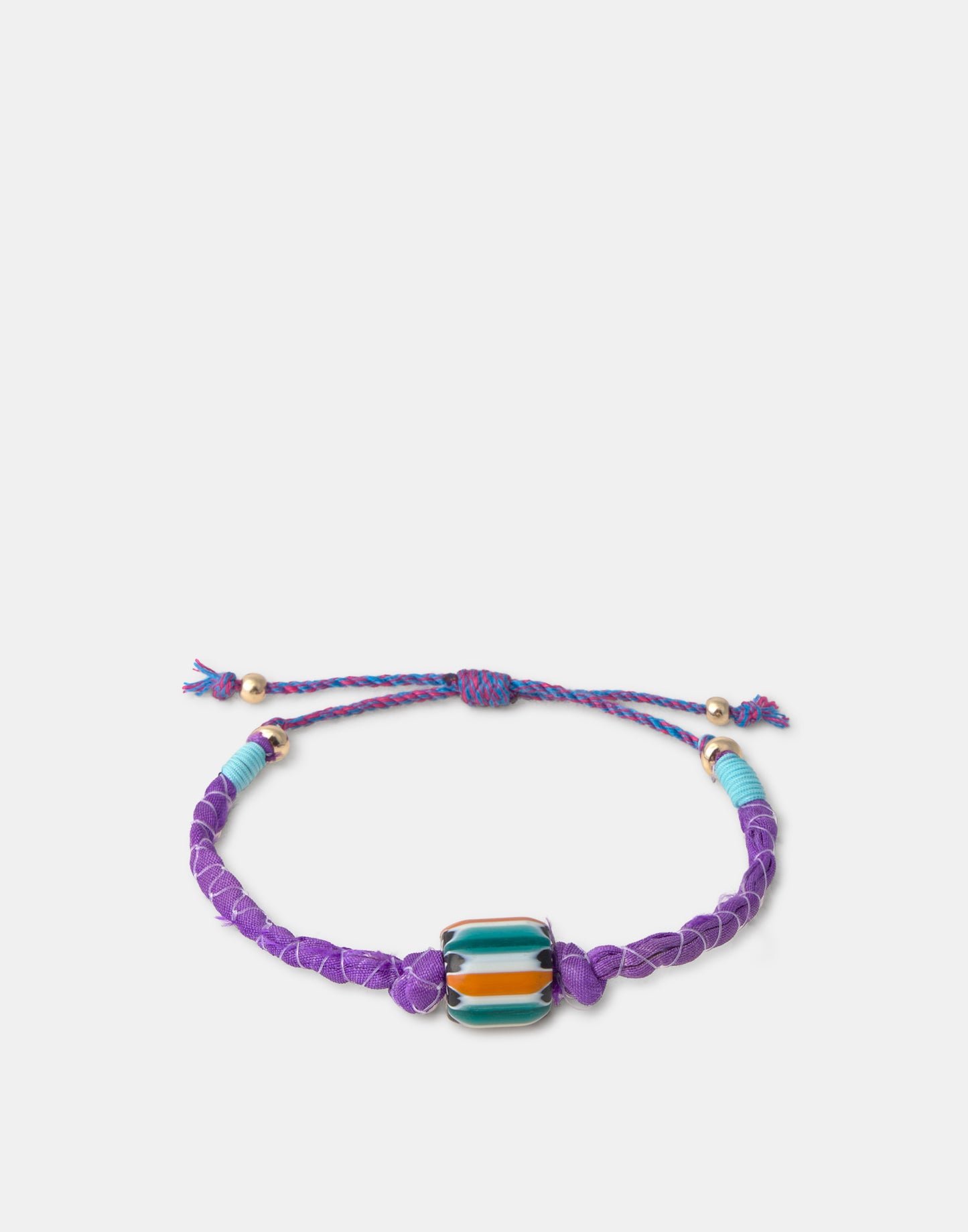 Bracciale in filo con charm in ceramica