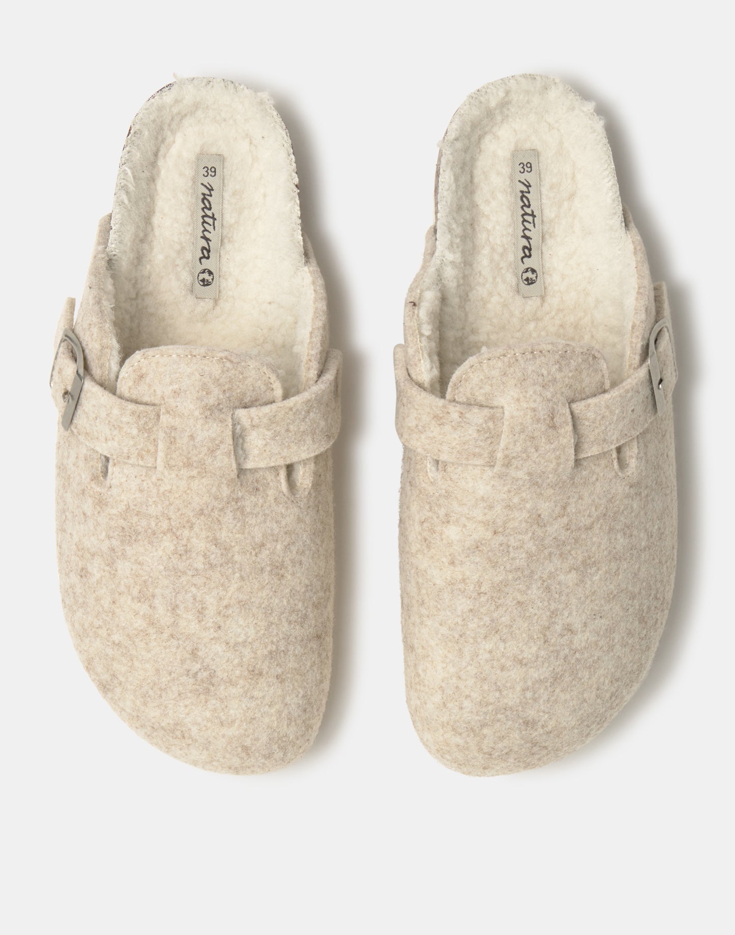 Zueco fieltro interior borreguito