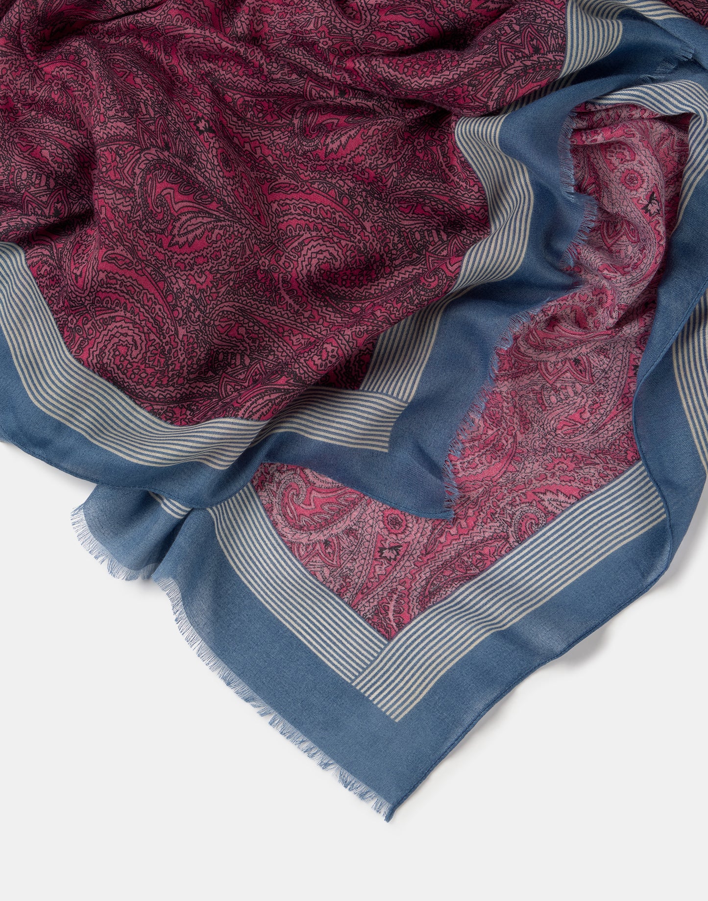 Paisley-Tuch mit Streifen