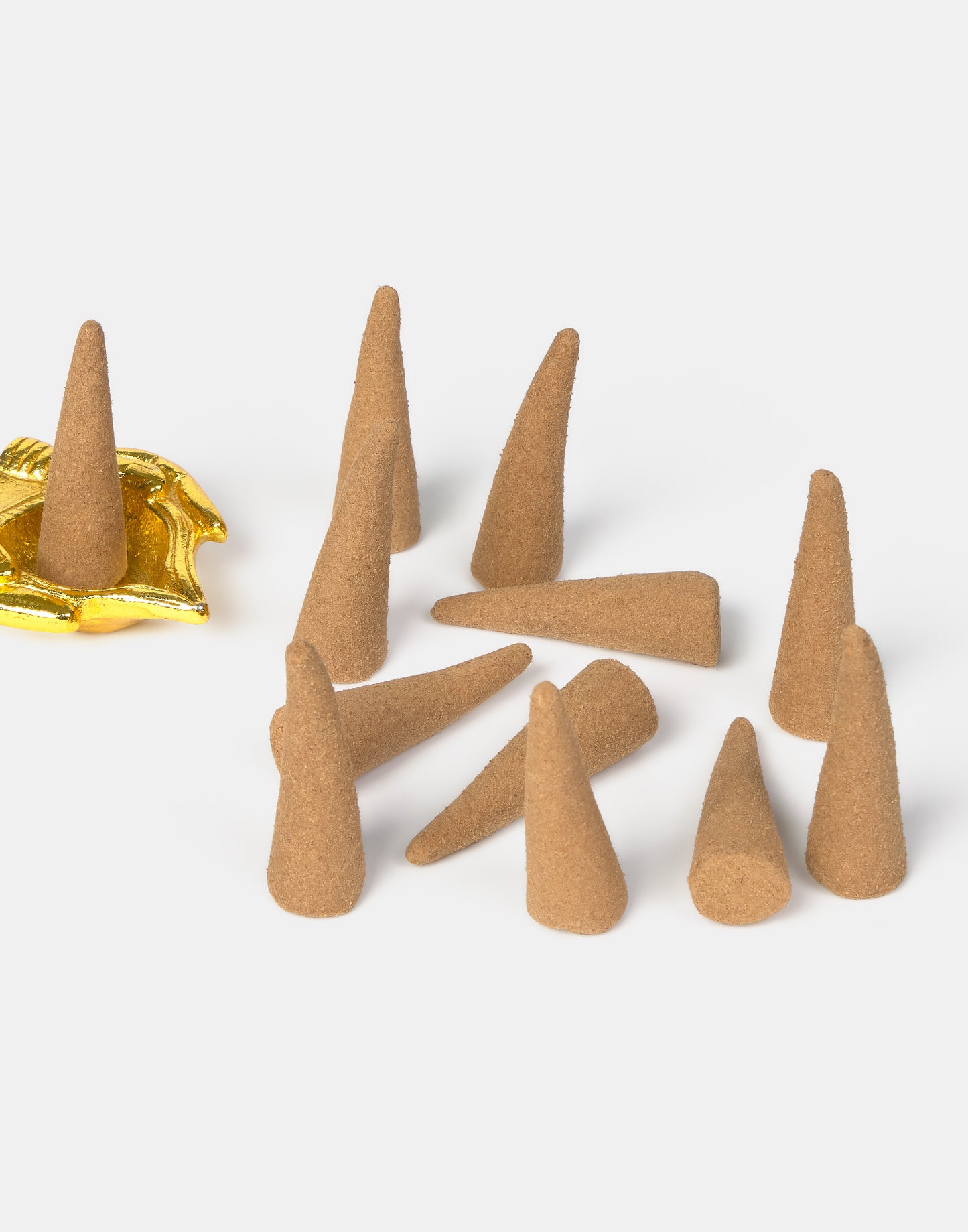 Set incienso 12 conos y base