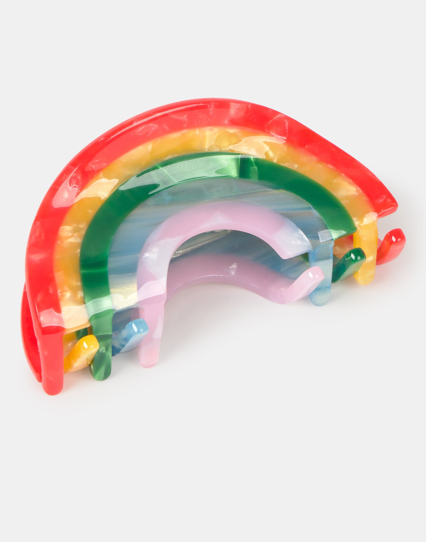Rainbow hair clip