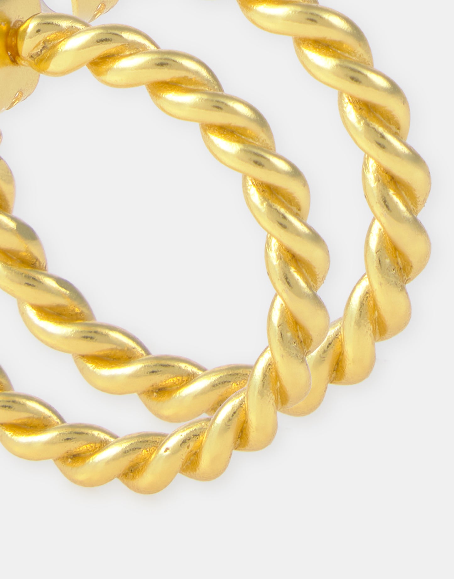 Pendientes aro textura