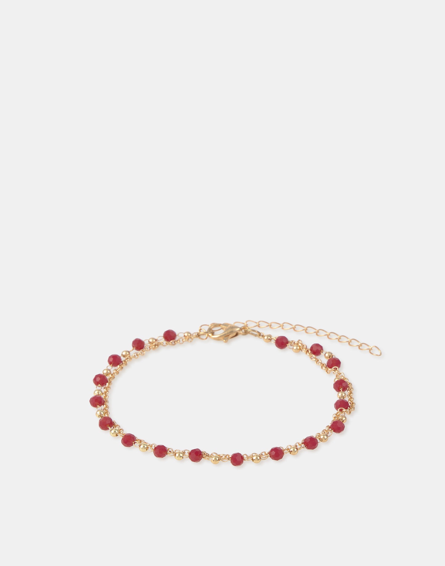 Pulsera doble bolitas