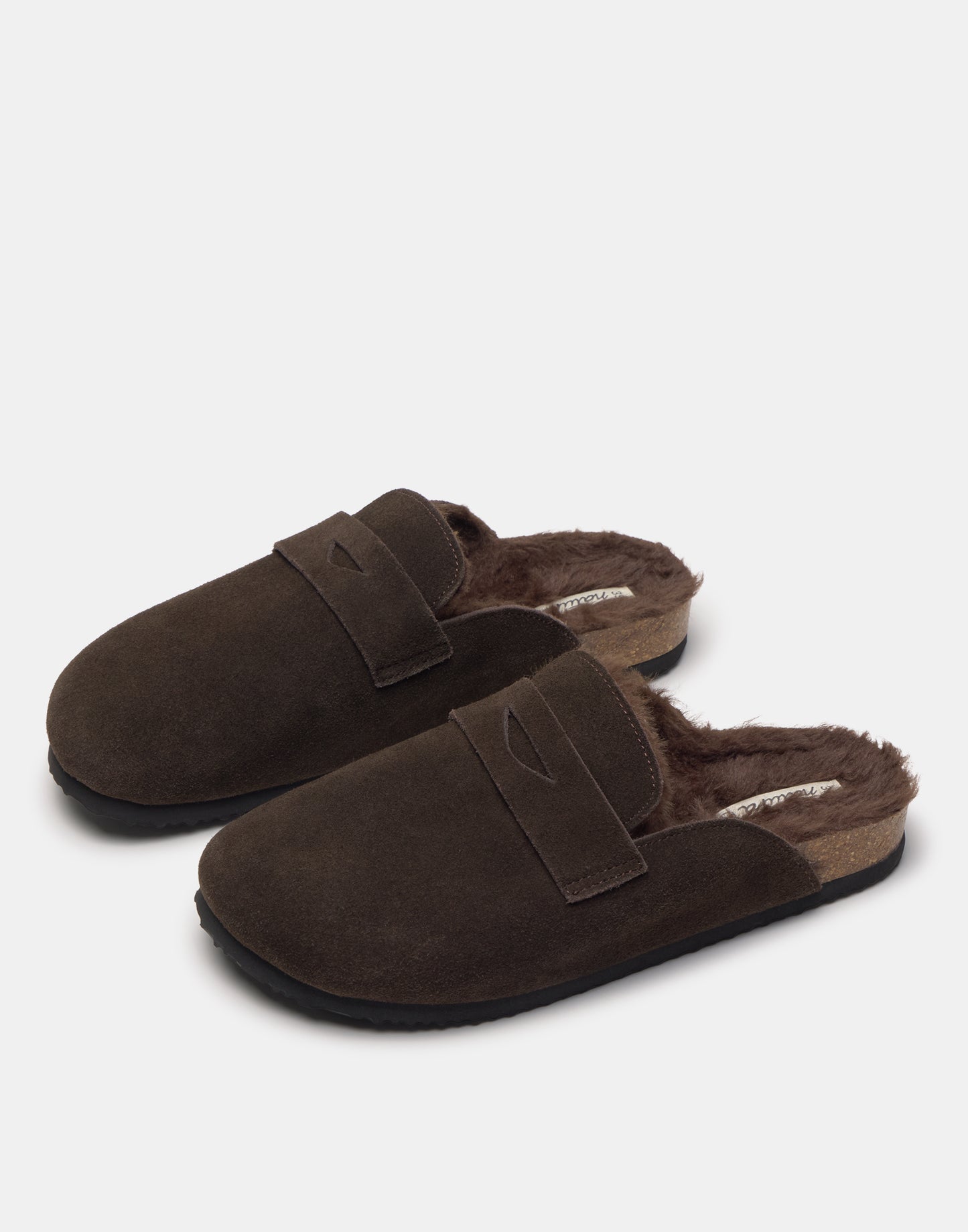 Clogs mit Blende und Plüschfutter