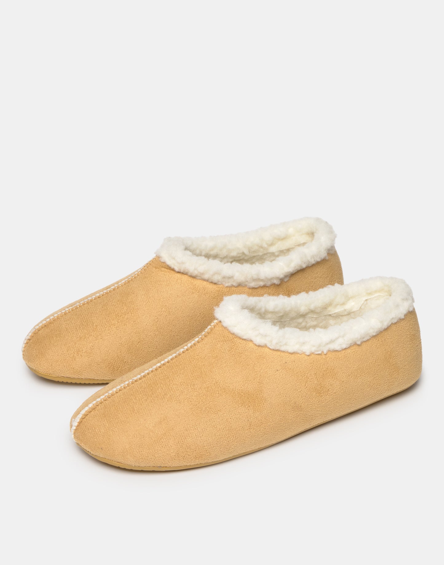 Chausson fermé effet cuir