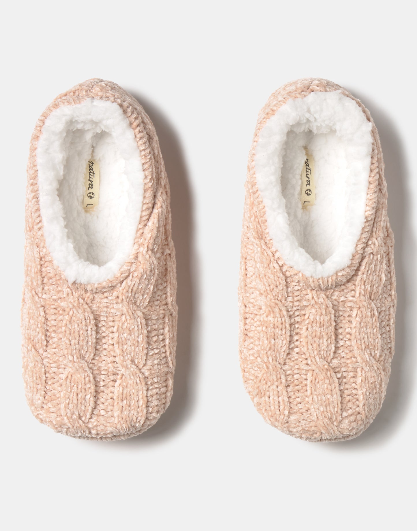 Zapatilla suela blanda chenilla