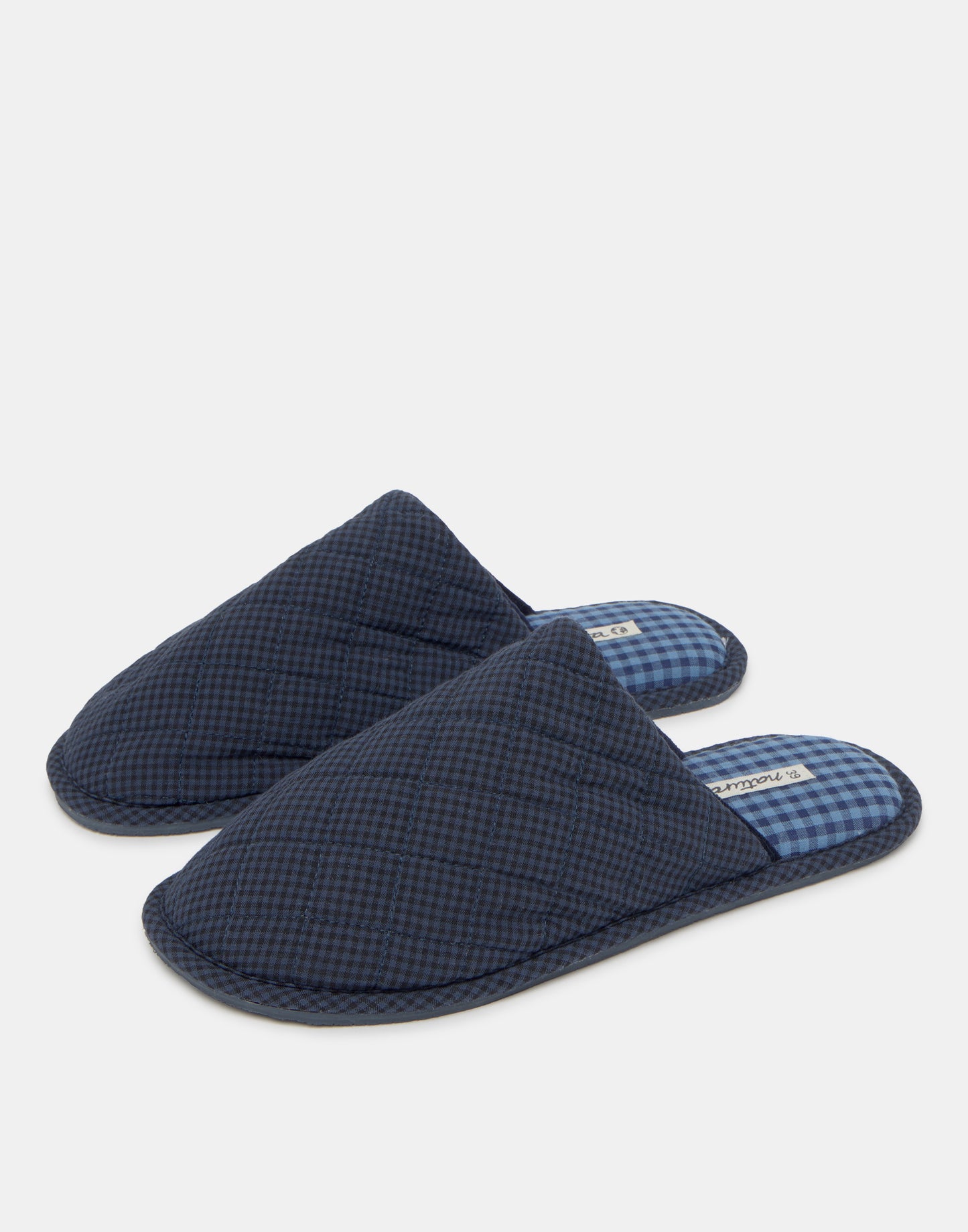 Pantofole aperte quadri uomo