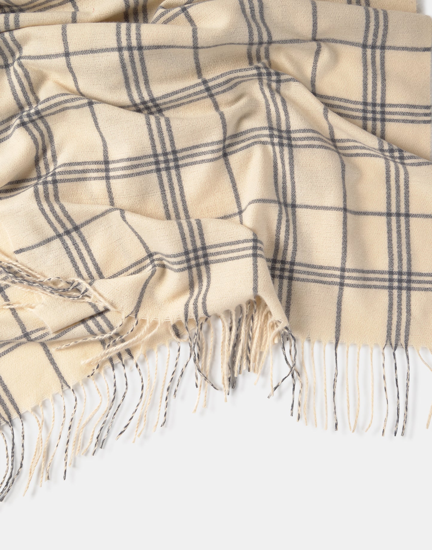 Feiner Schal in Rohweiß