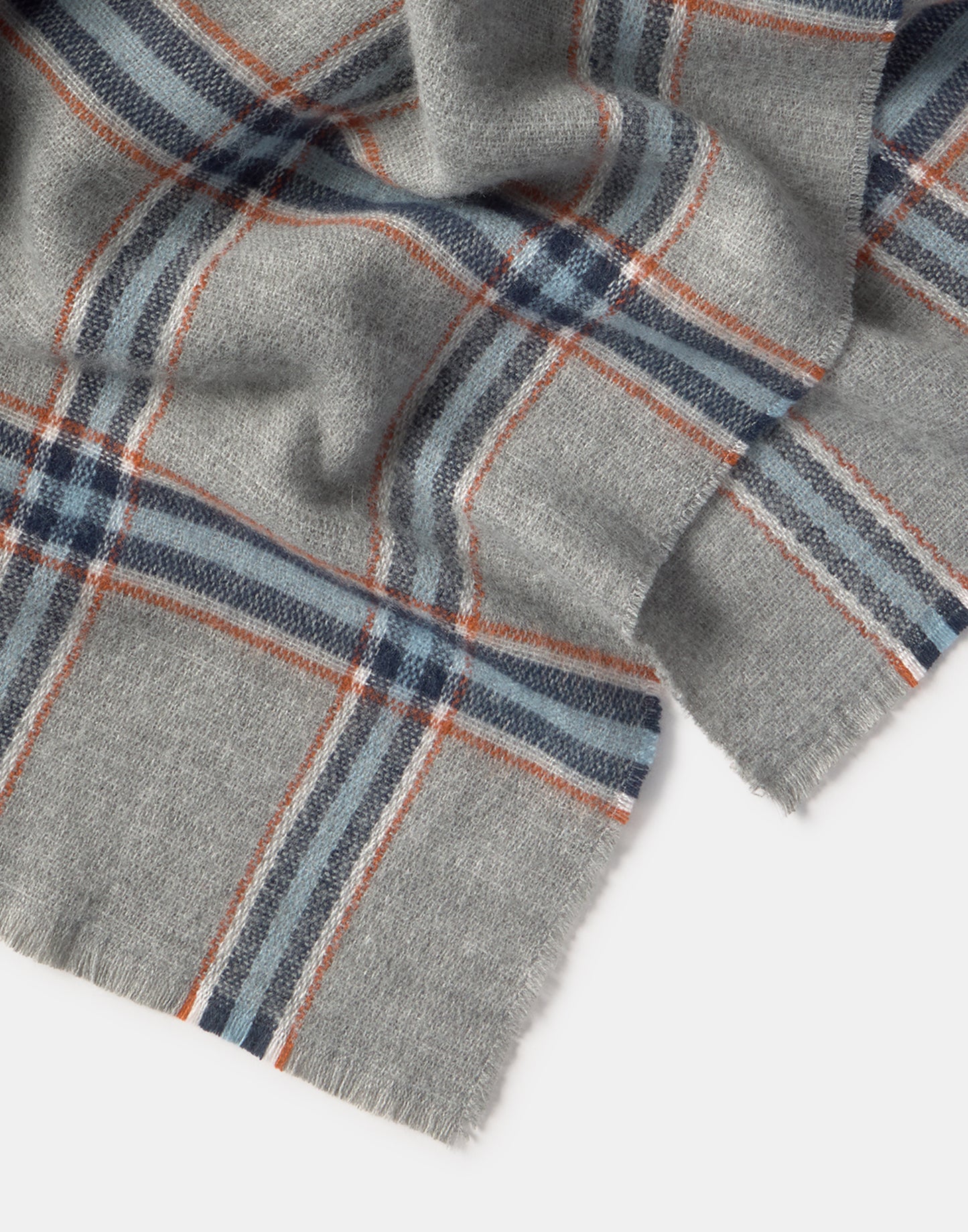 Bufanda fina línea teja