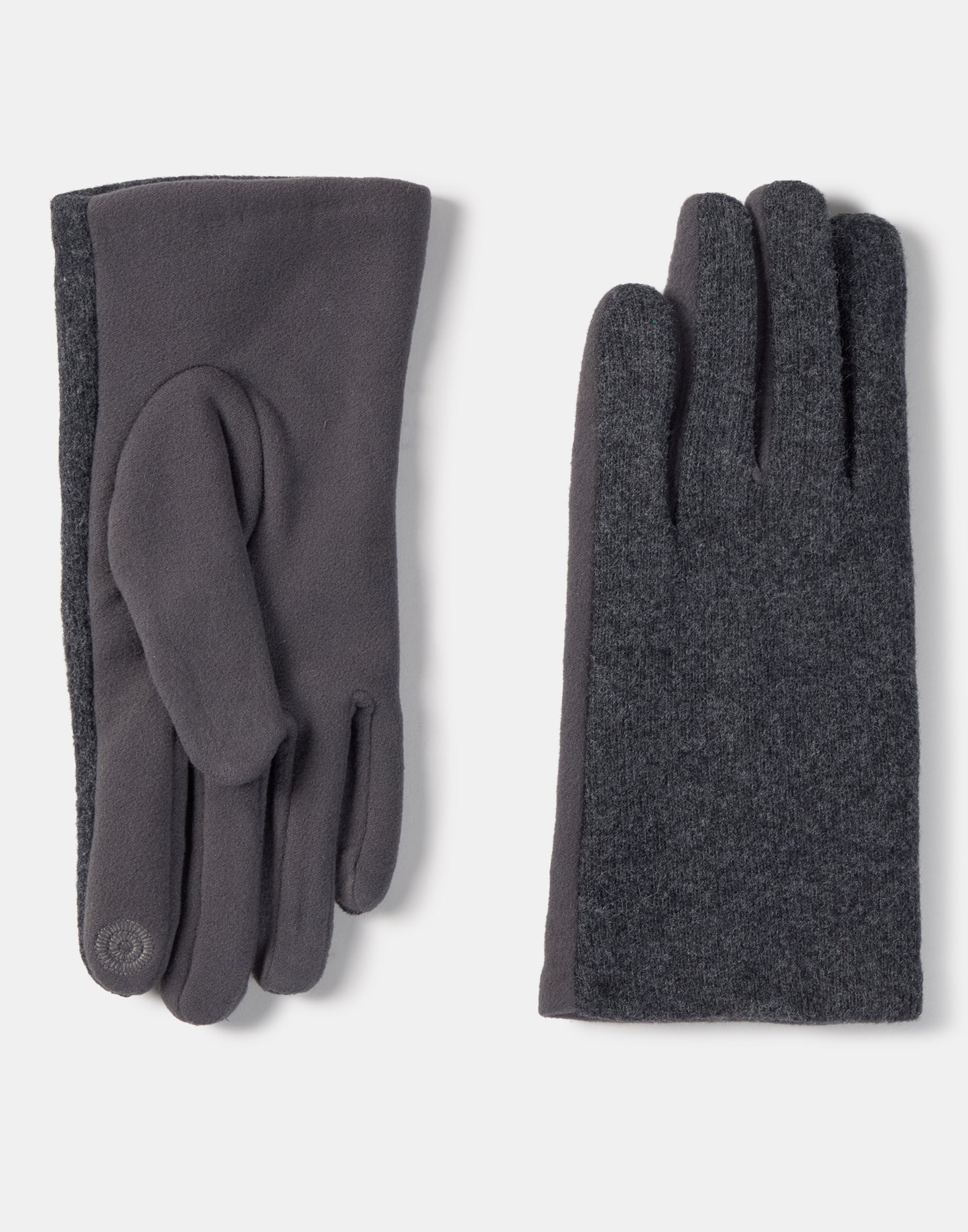 Men’s ribbed touch gloves