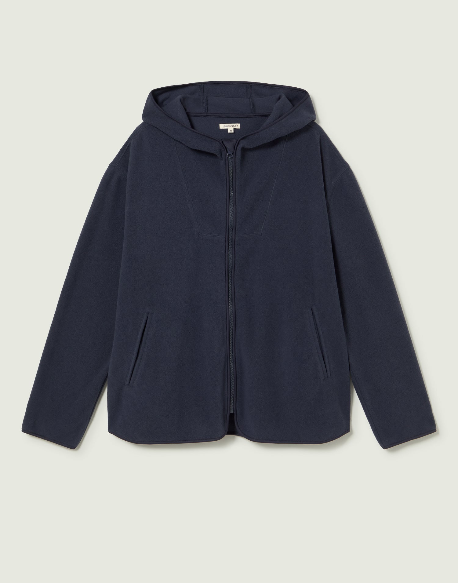 Felpa in pile uomo con zip