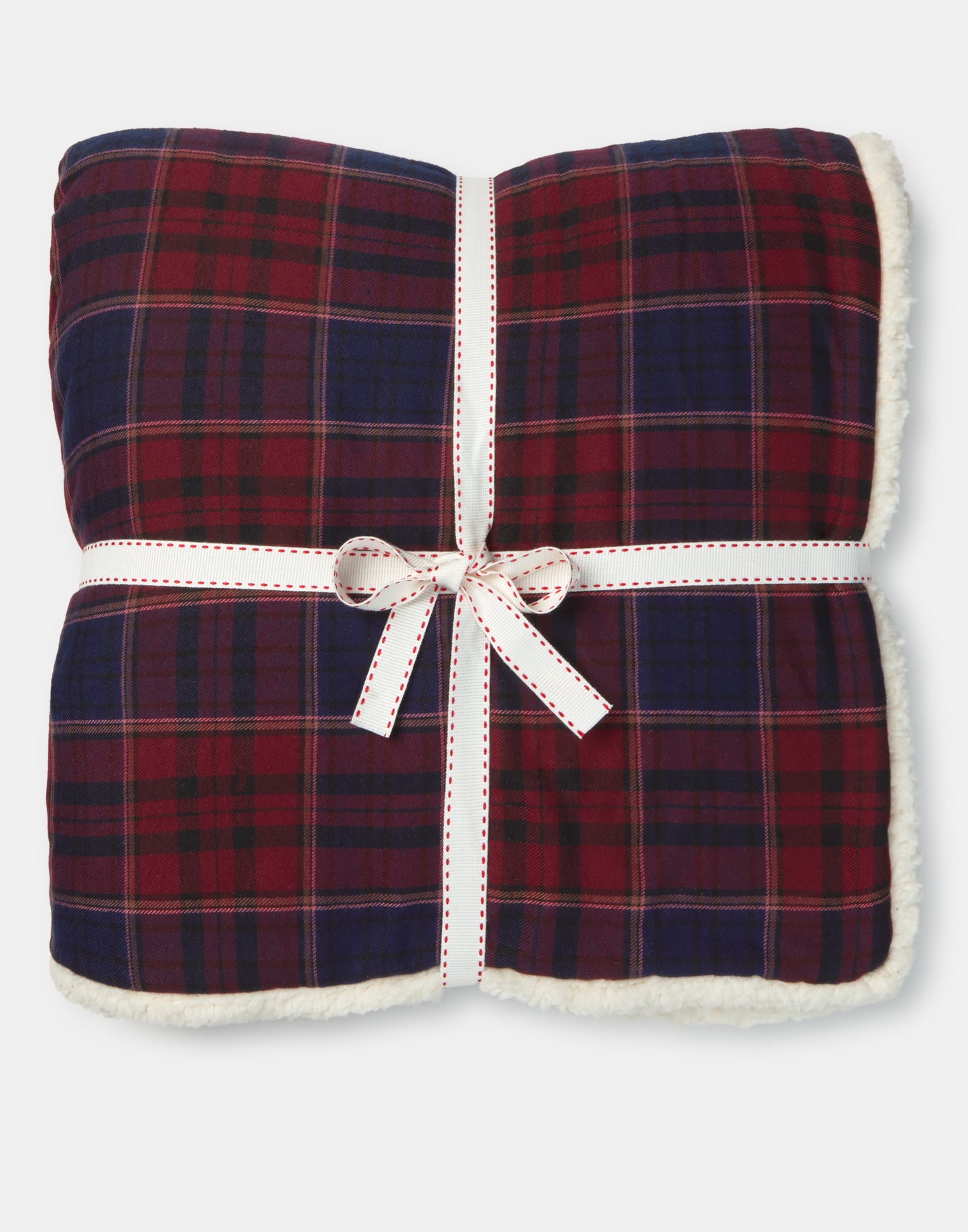 Checked Sherpa Blanket