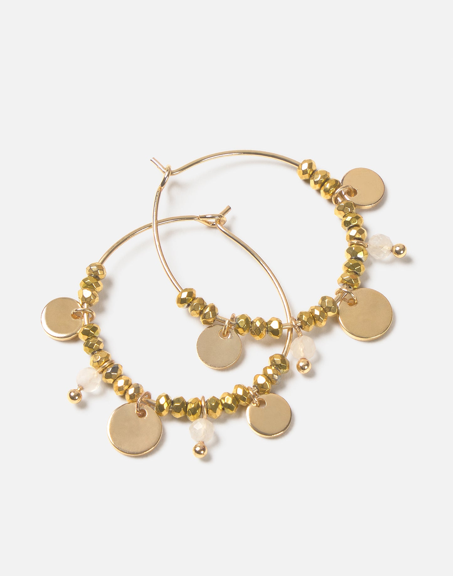 Pendientes aro multicharms