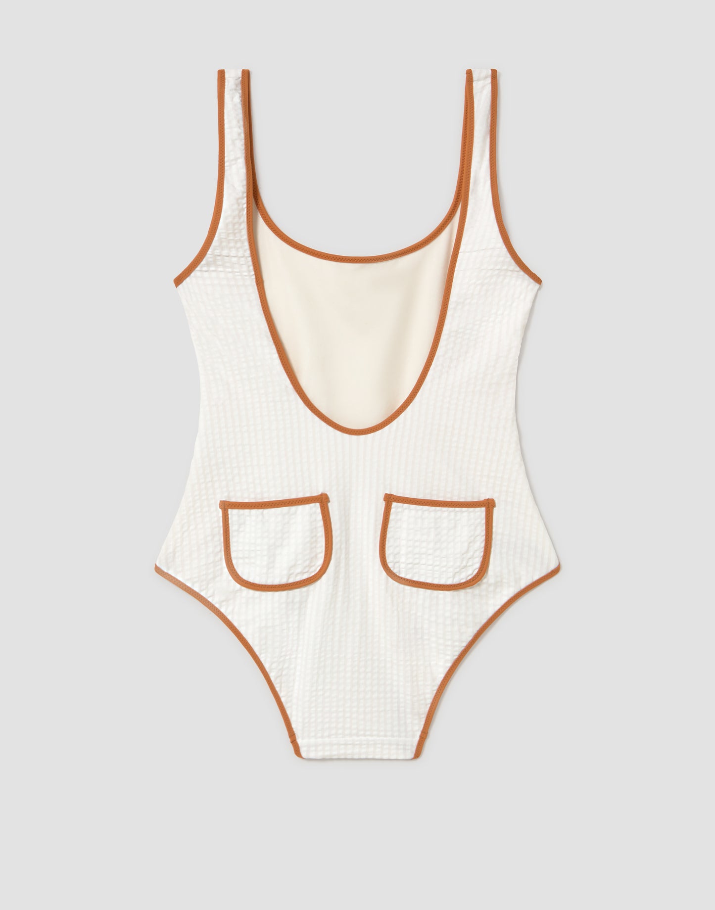 Seersucker-Badeanzug