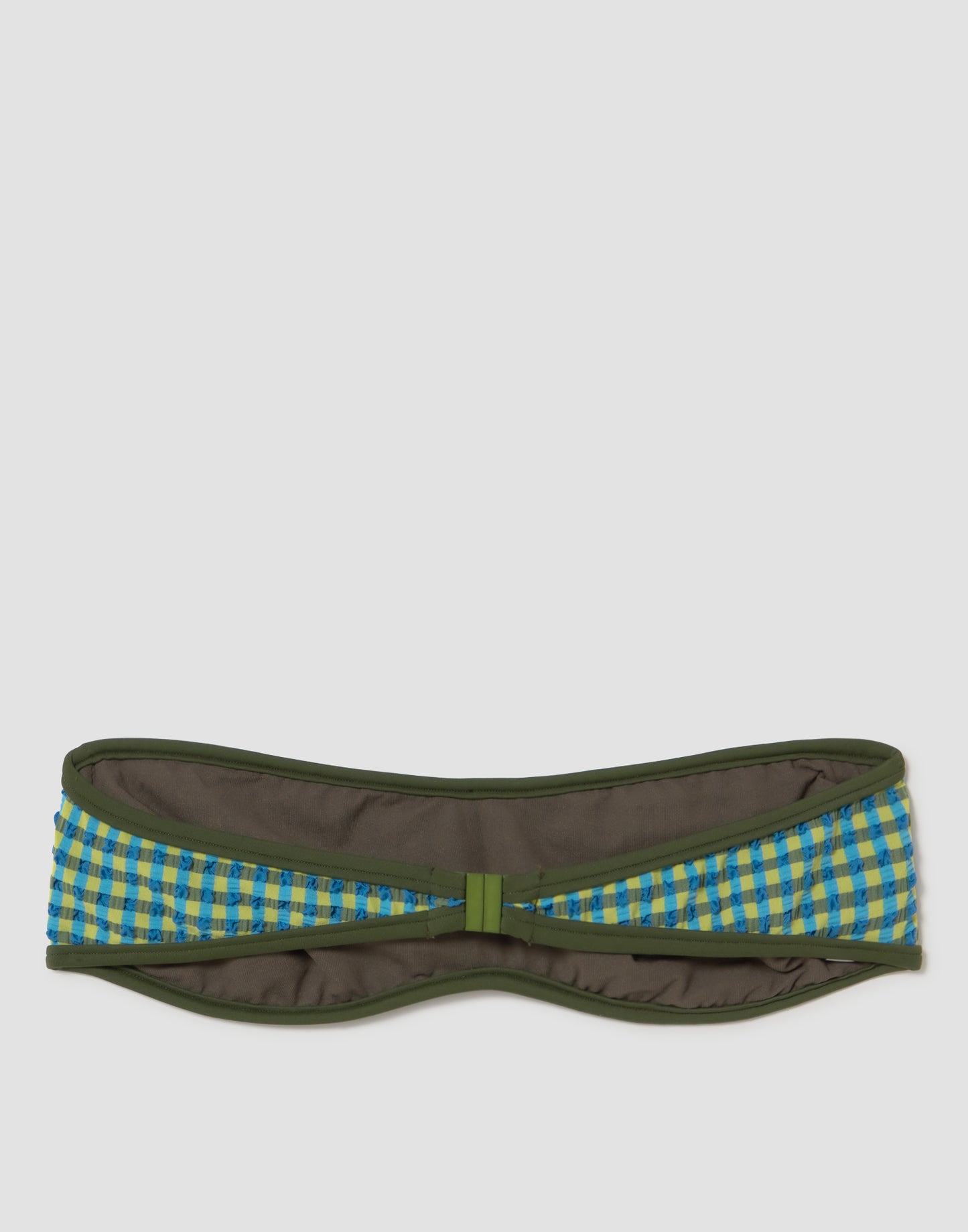 Haut de bikini bandeau vichy