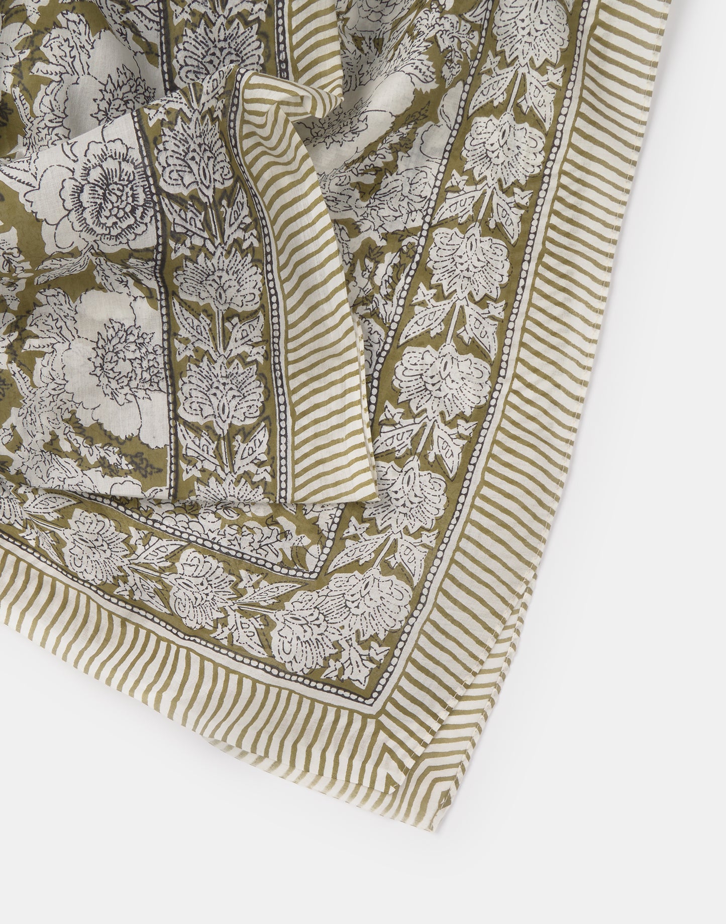 Pareo estampado khaki