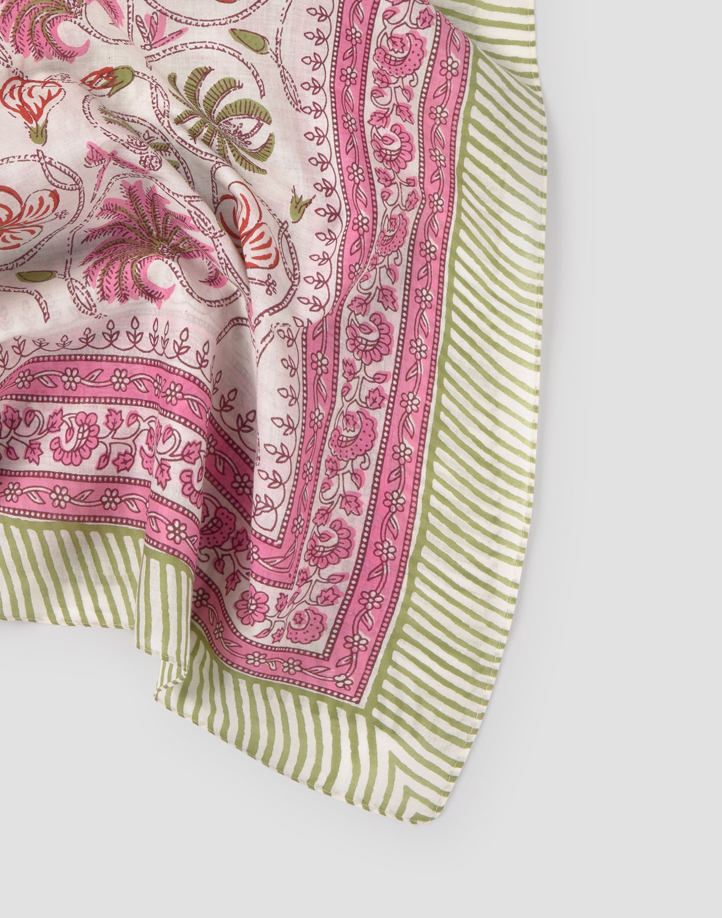 Pareo print palma flores