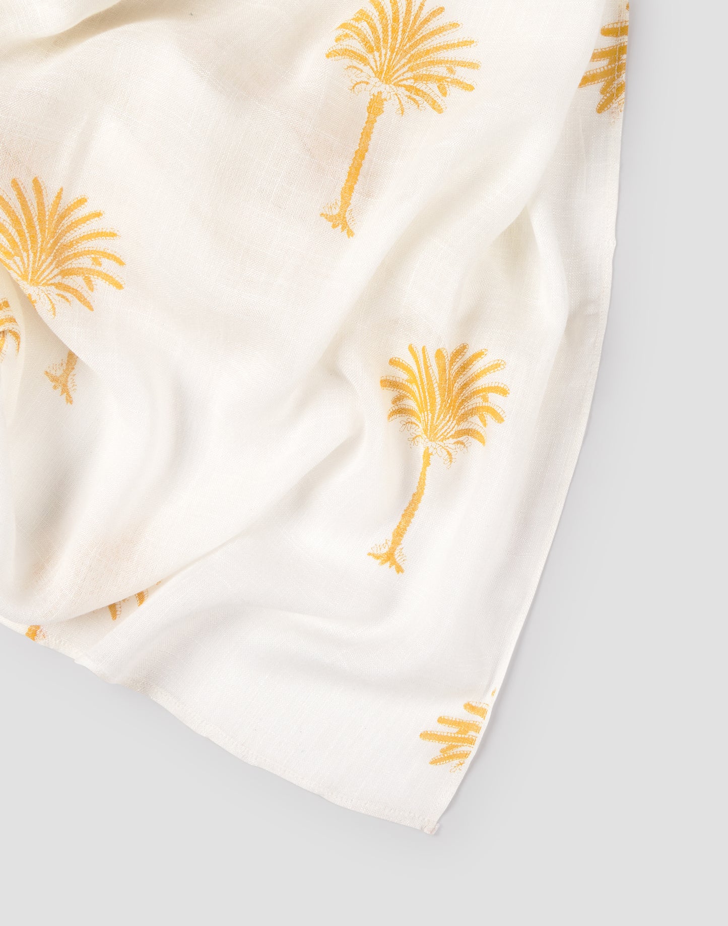 Yellow palm scarf