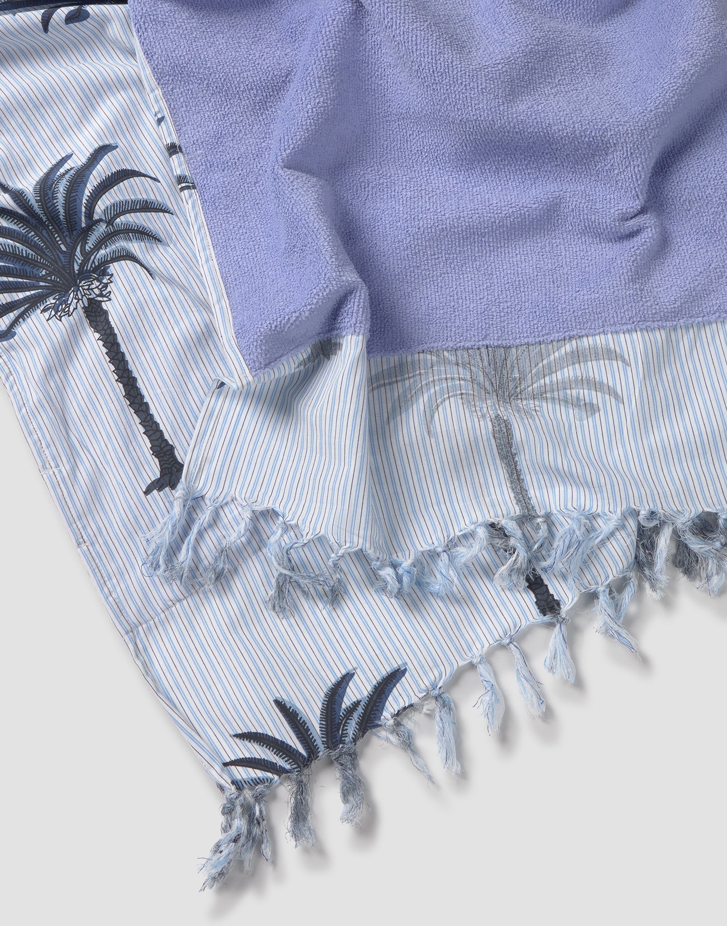 Pareo toalla palmera azul