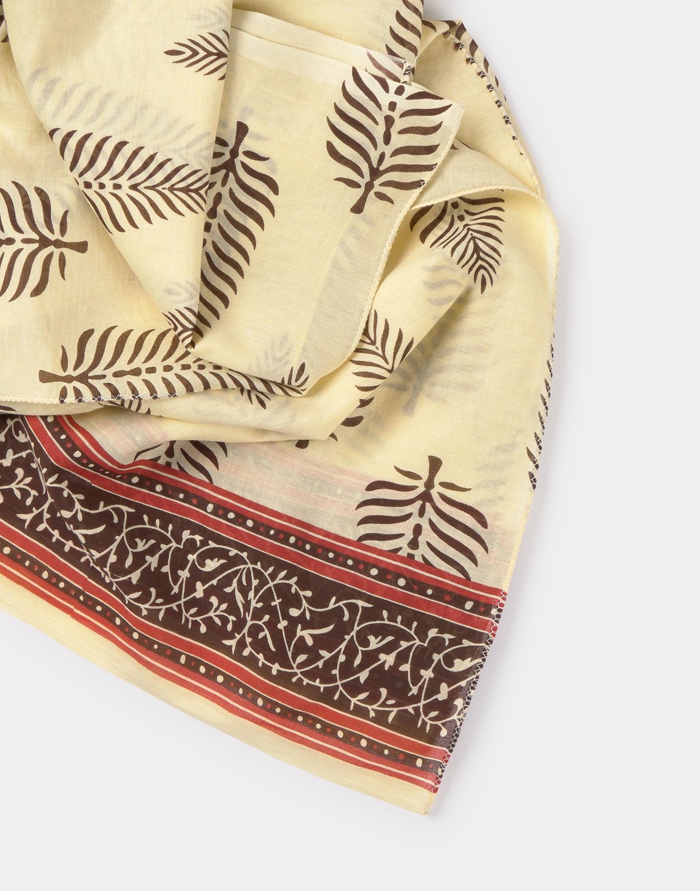 Pareo imprimé feuille de palmier