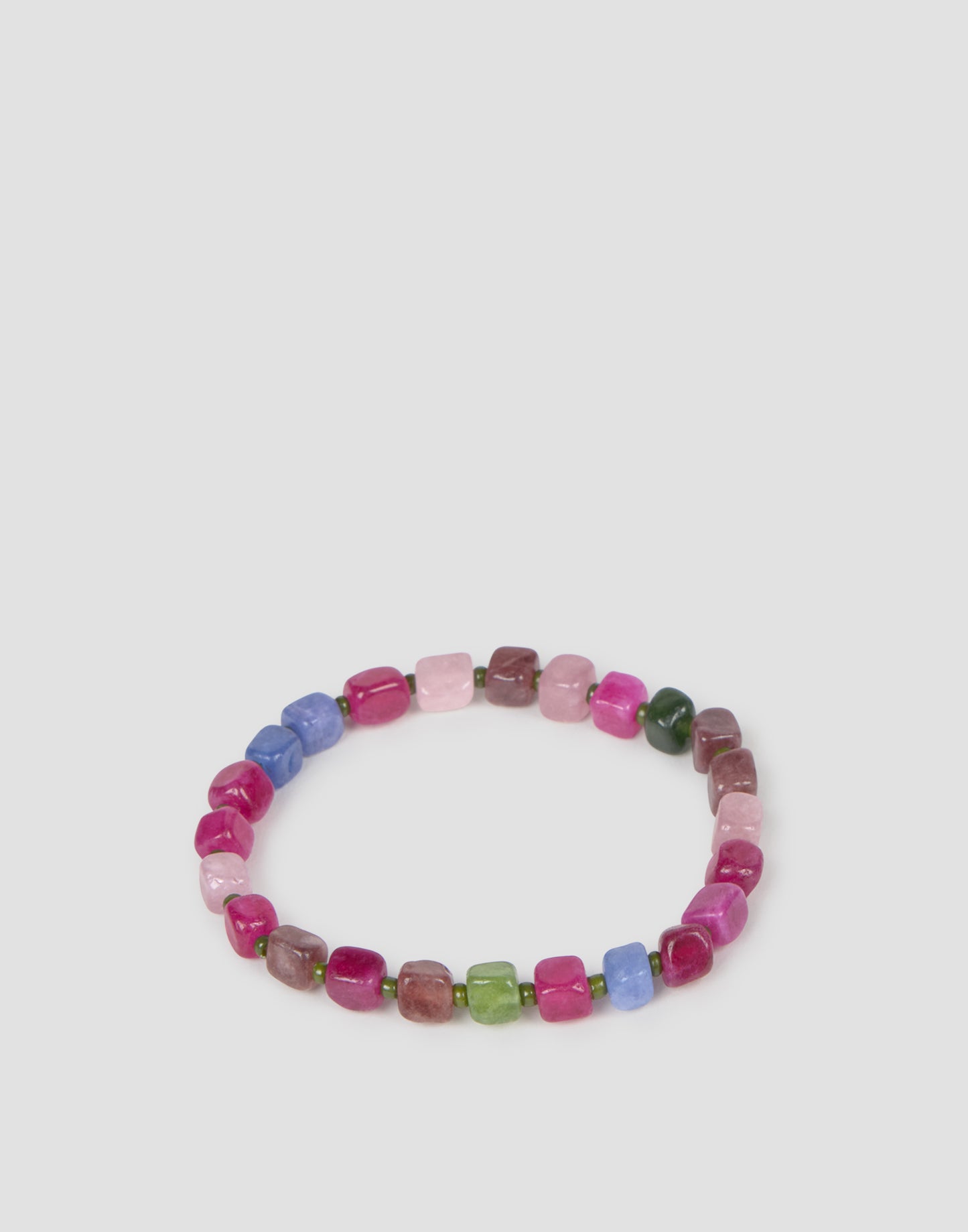 Bracelet pierres couleurs