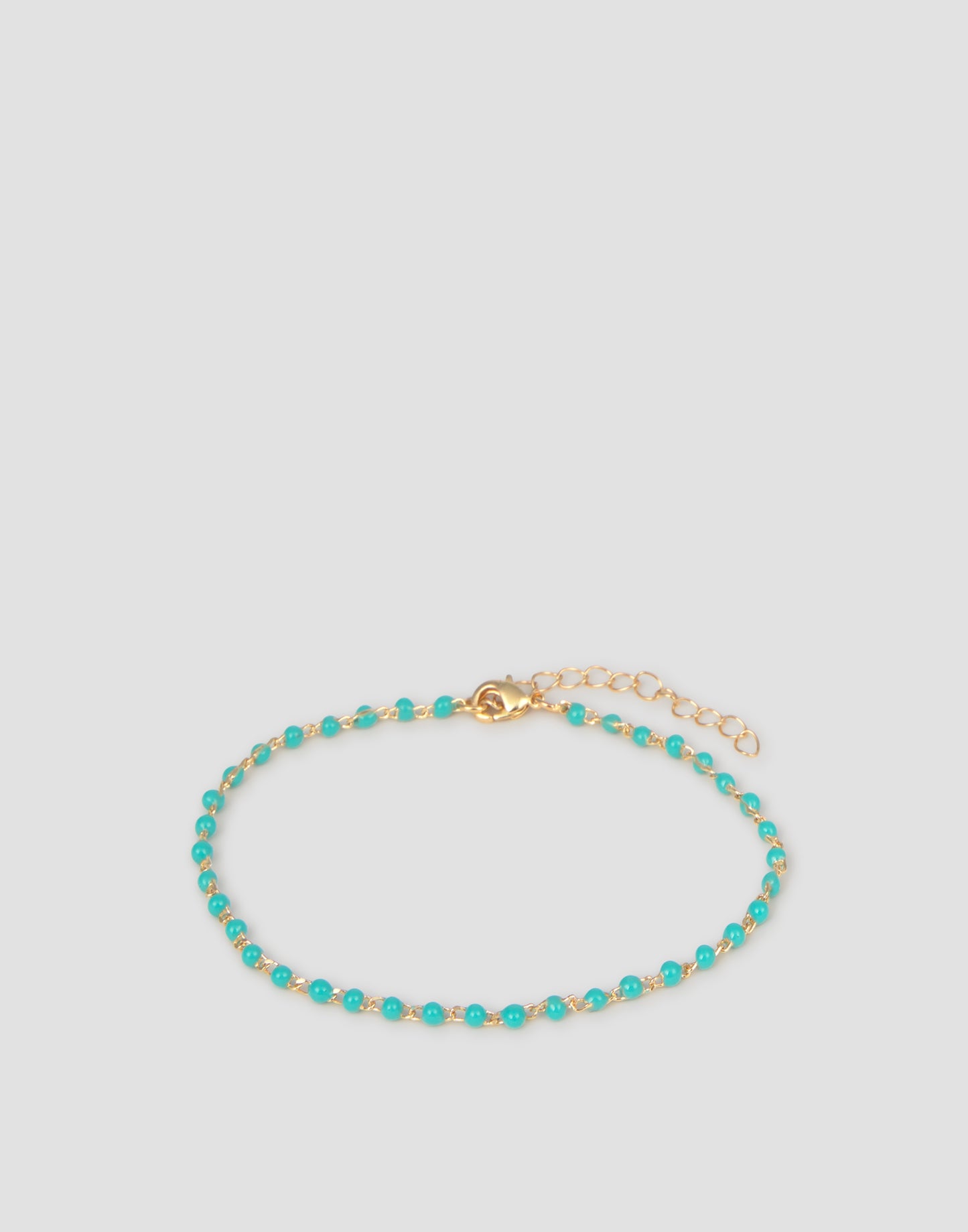 Pulsera bolitas engarzadas