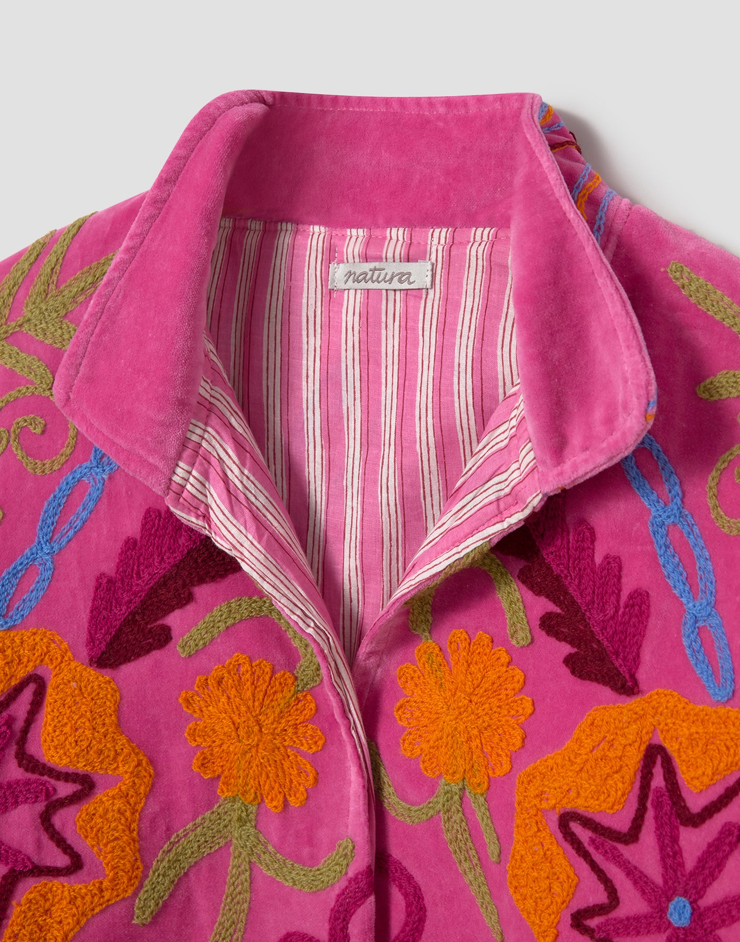 Chaqueta terciopelo India