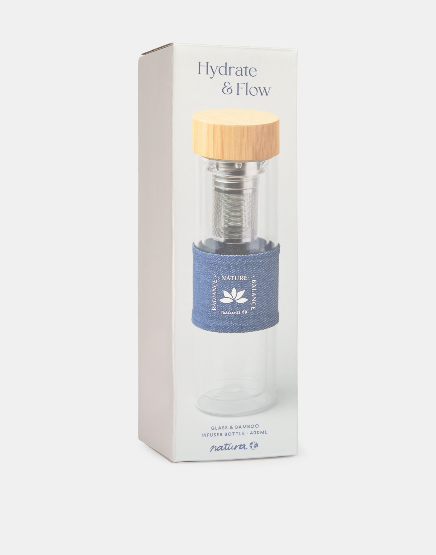 Botella con infusor 400ml