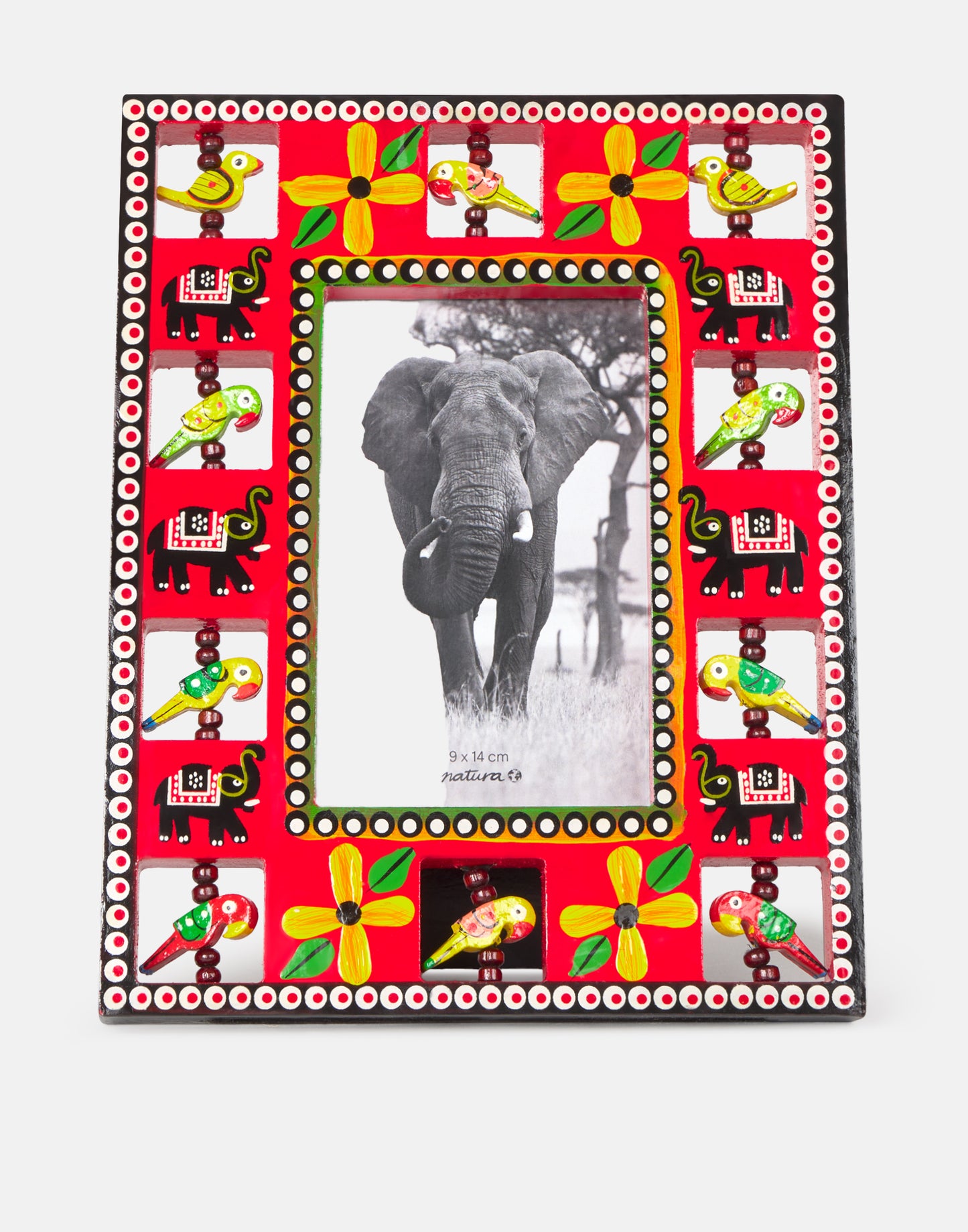 Marco pintado a mano pajaritos