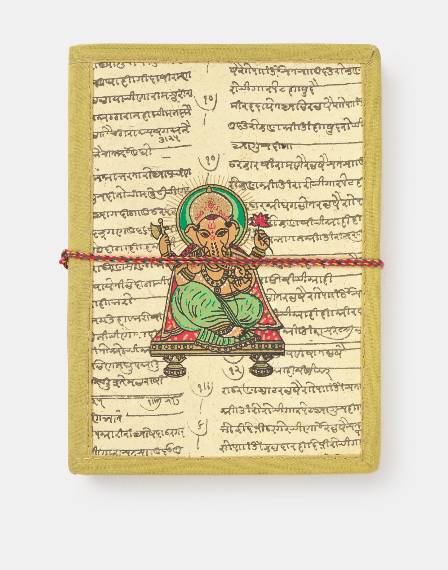 India Notizbuch mit Kordel