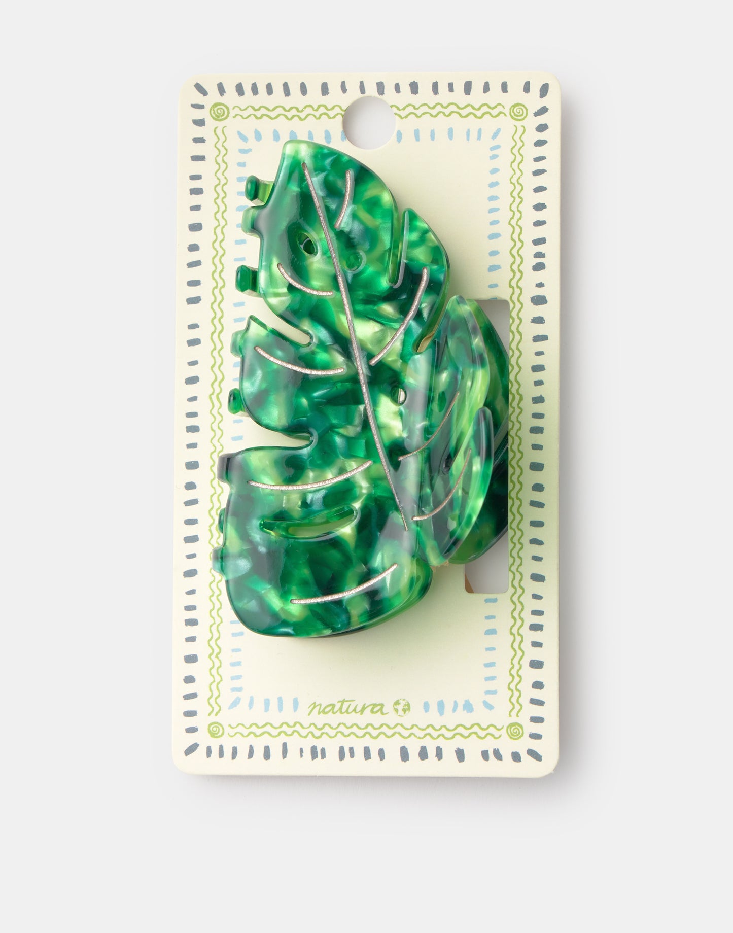 Mollette per capelli Monstera