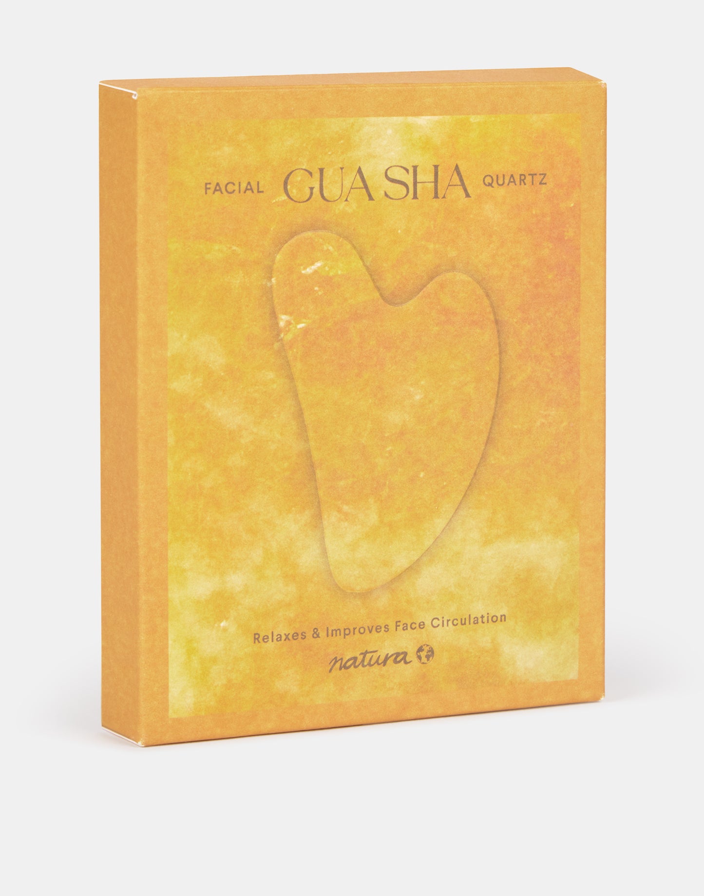 Piedra Gua Sha cuarzo amarillo