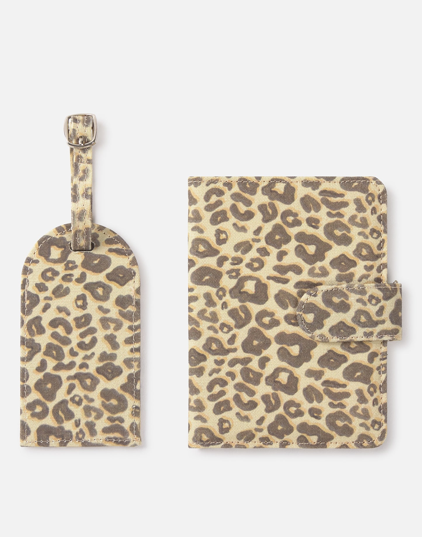 Etiqueta maleta animal print