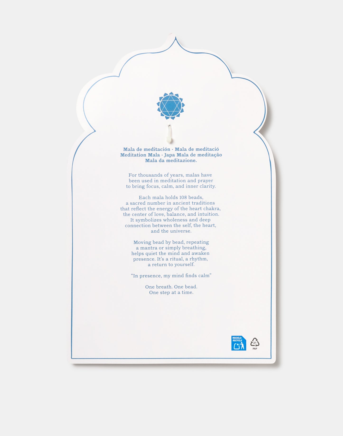 Collar malas turquesa