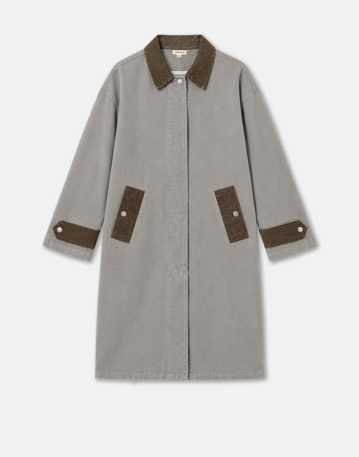 Cord-Trenchcoat