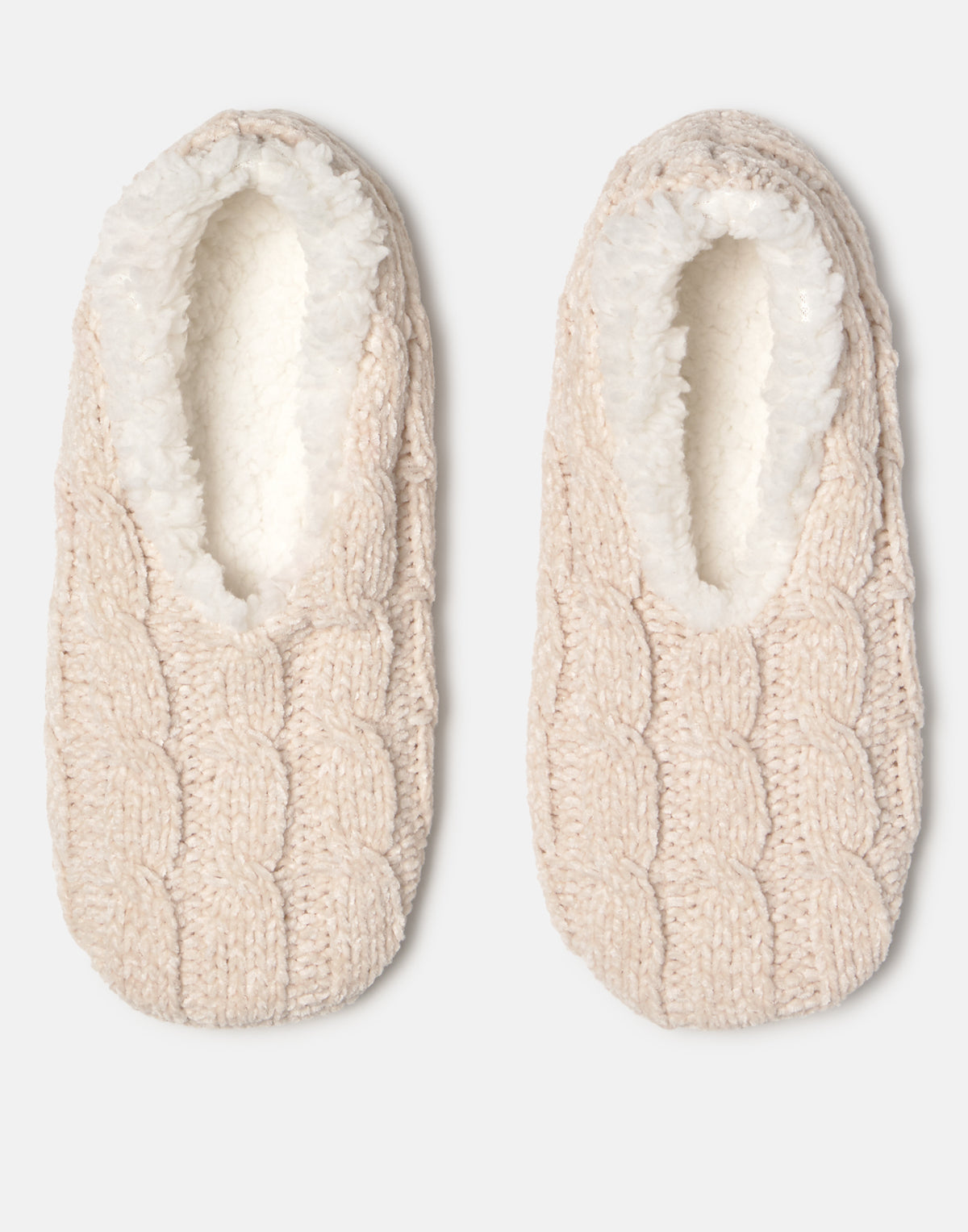 Chenille Soft Sole Slippers