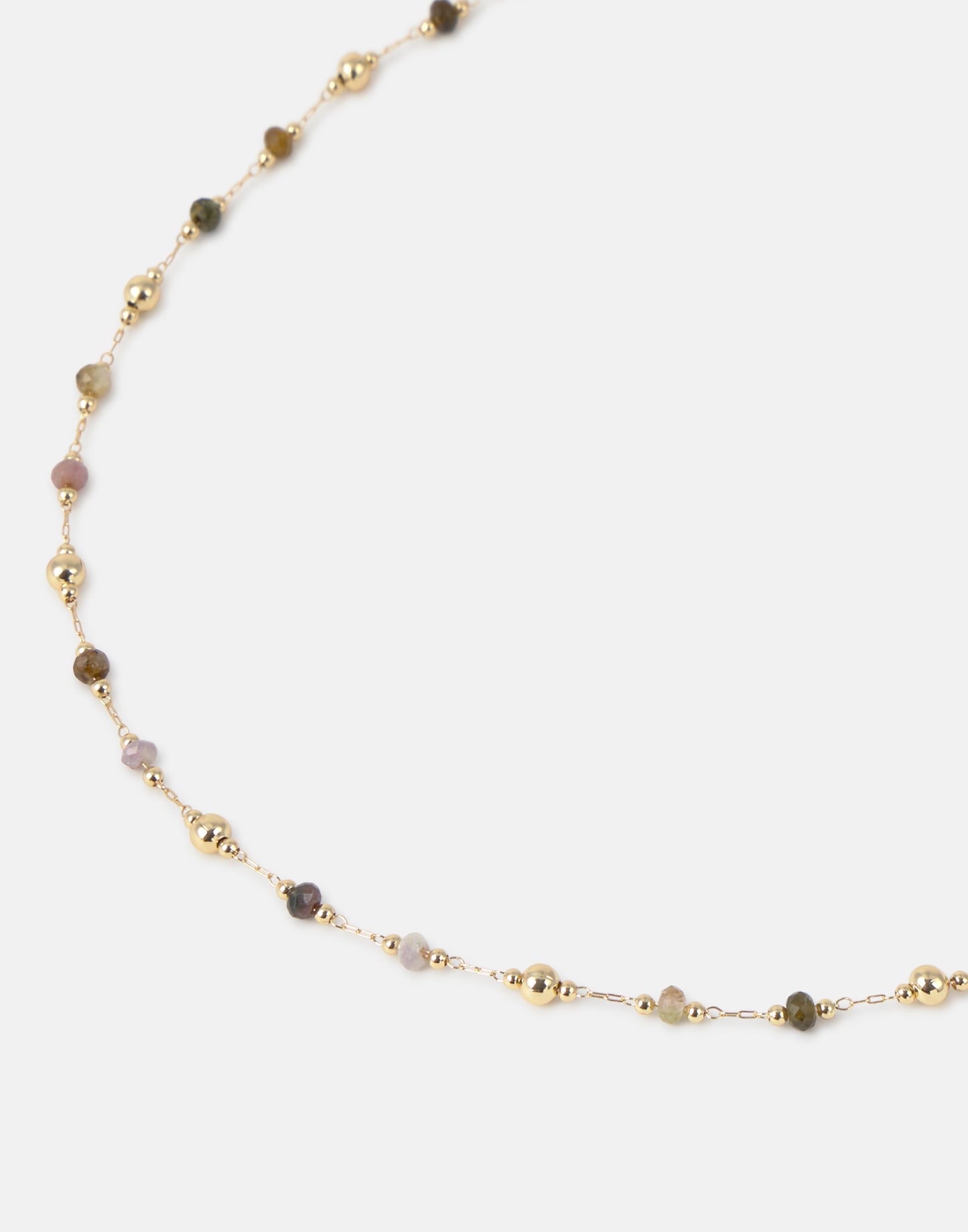 Collar multipiedras círculos