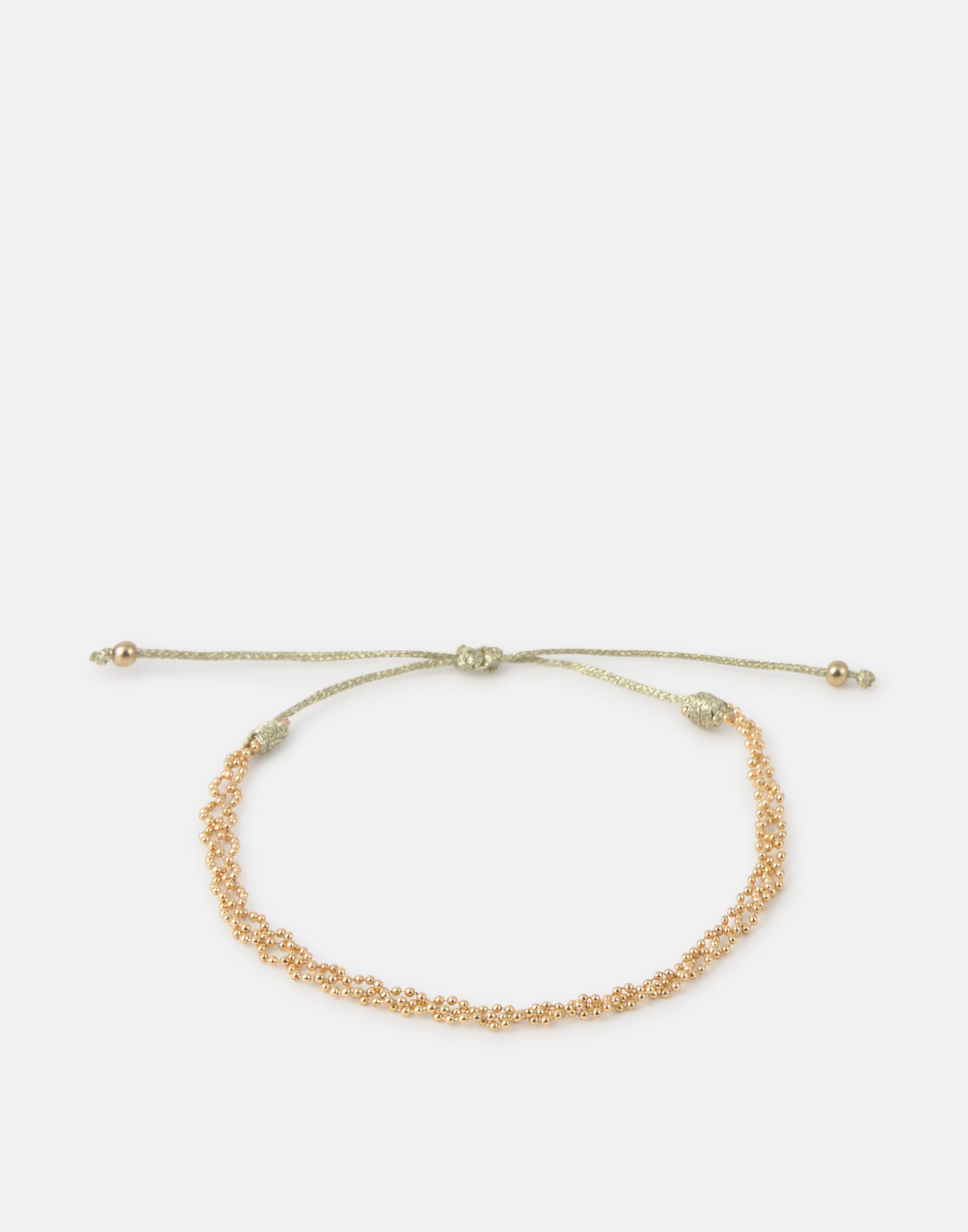 Pulsera hilo oro