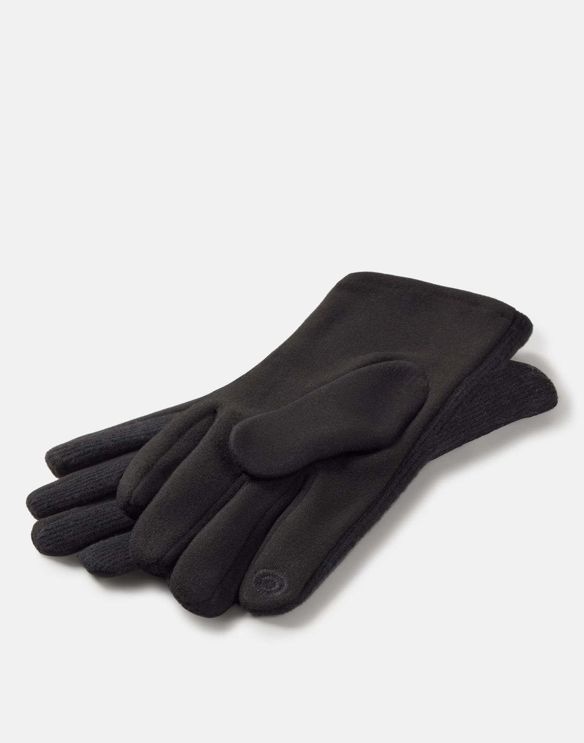 Guanti da uomo touch combinati a costine