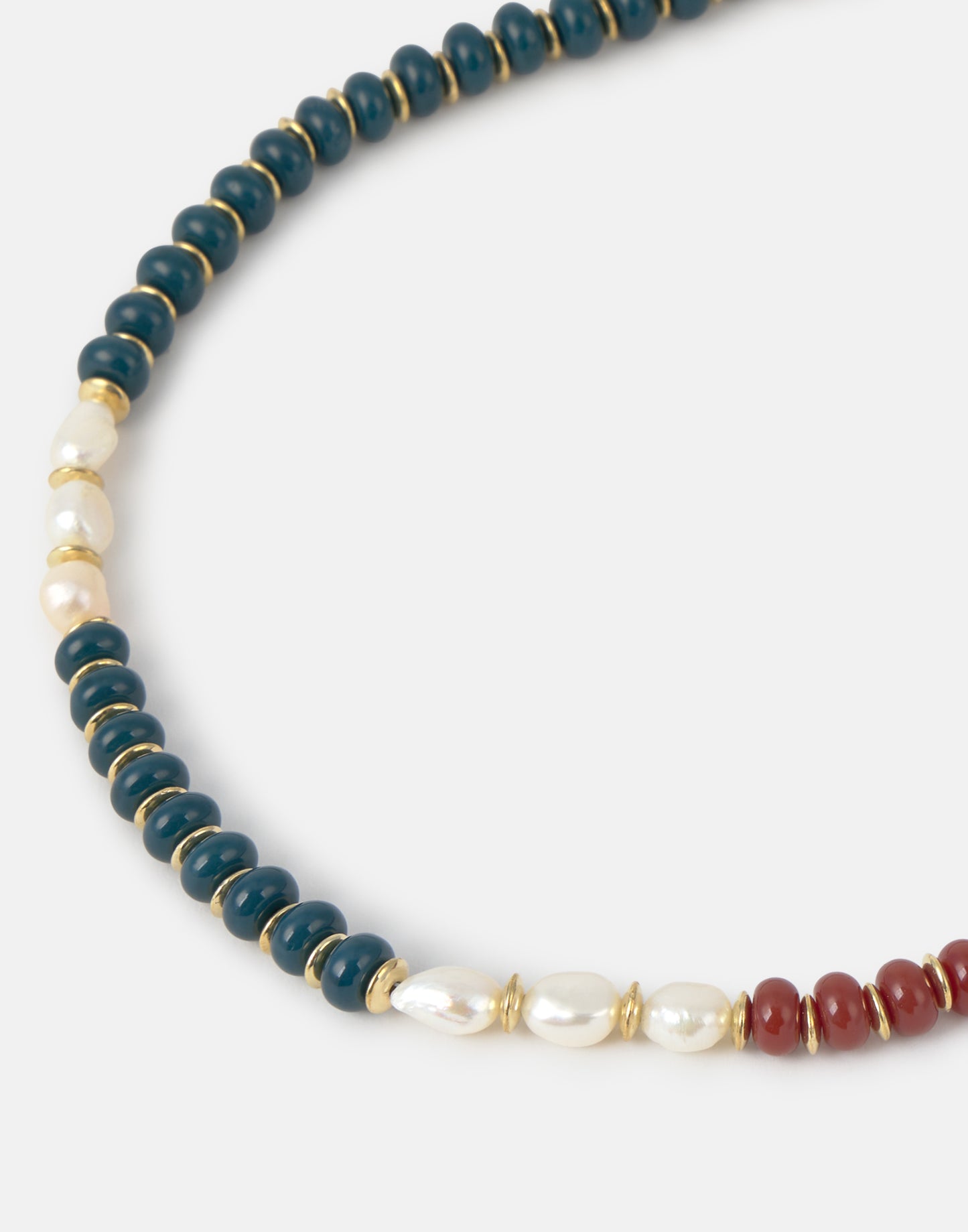Collar cuentas perlas