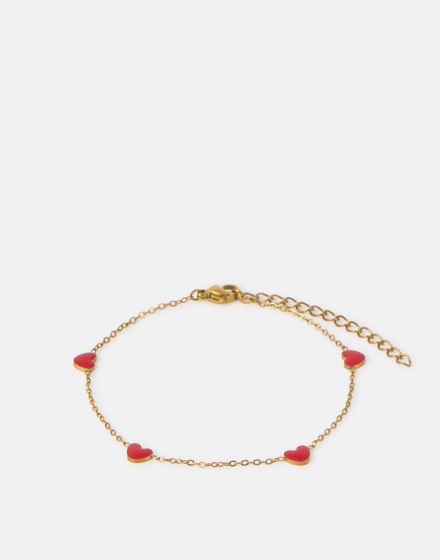 Pulsera corazones enamel