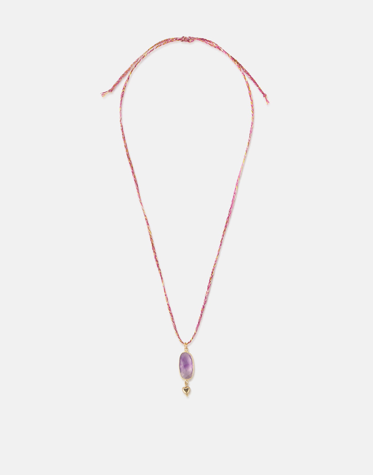 Collar piedra malva