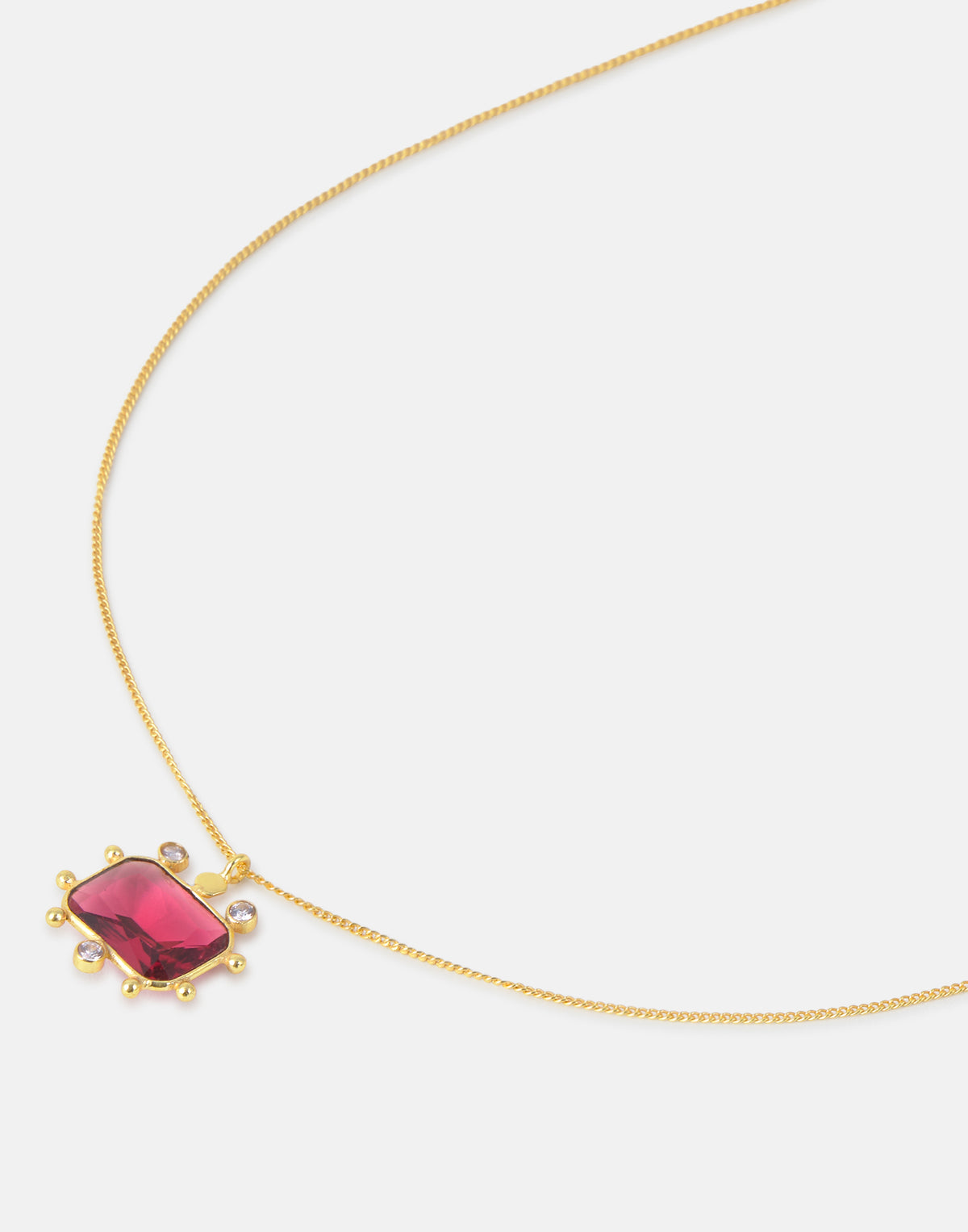 Collar piedra zafiro