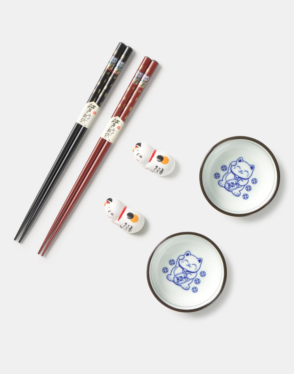 Set sushi gatto portafortuna