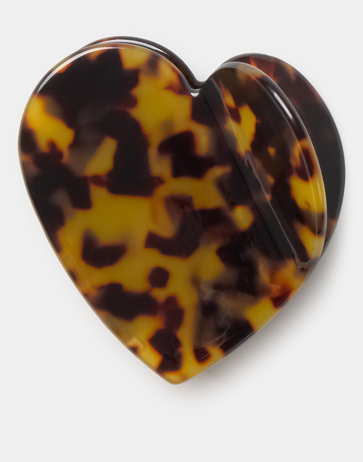 Pinza corazón nacarado